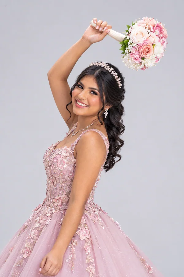 Bouquet elevado sonriente